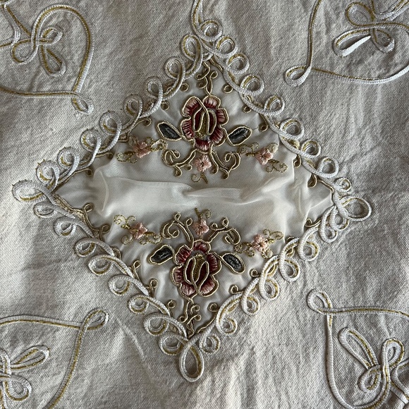 Two (2) Embroidered Pillow Covers from Turkey, New without tags, beautiful gift - Picture 3 of 10